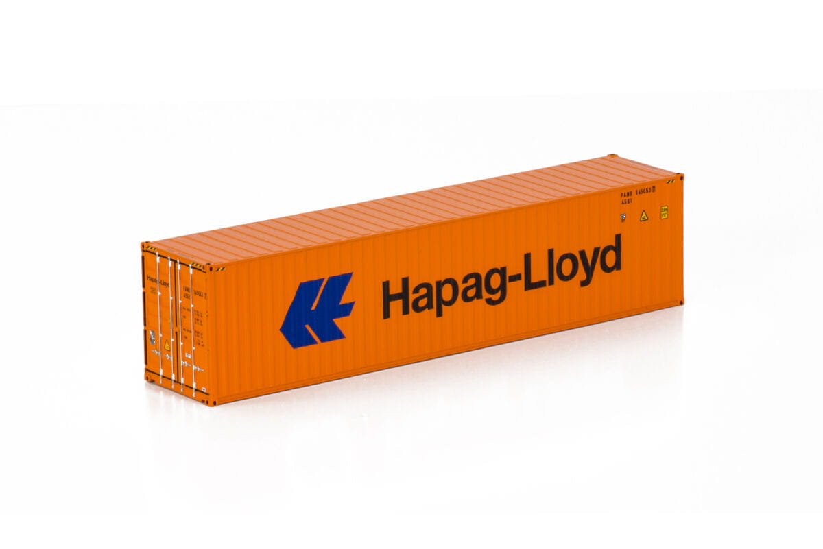 Kontener 40-stopowy Hapag Lloyd skala 1/50 WSI Models