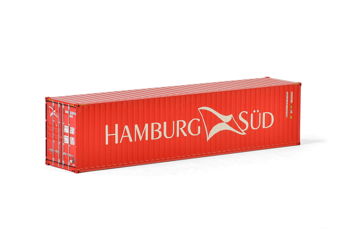 Kontener 40-stopowy Hamburg Süd skala 1/50 WSI Models