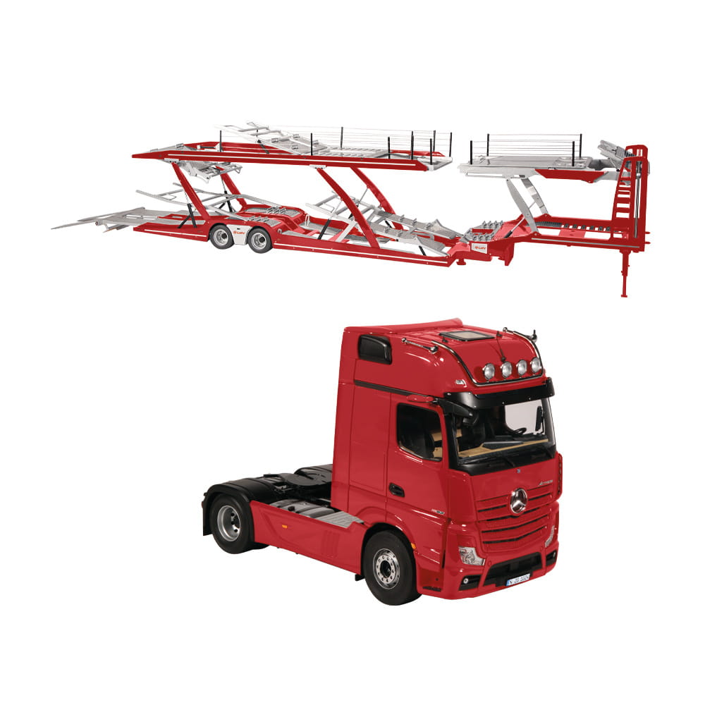 Mercedes Actros LOHR Autotransporter skala 1/18