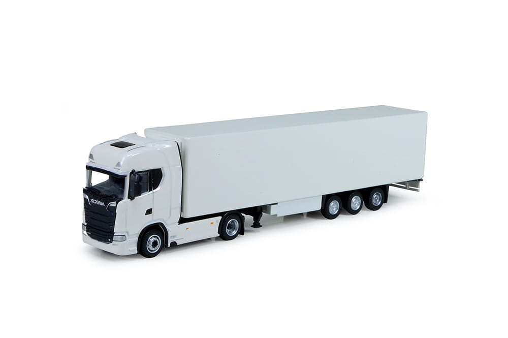 Scania R z naczepą chłodniczą Tekno 1/87