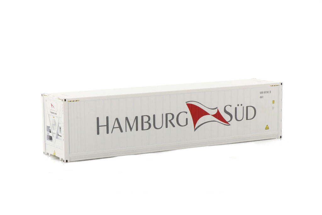 Kontener chłodniczy 40-stopowy Hamburg Süd skala 1/50 WSI Models (1)