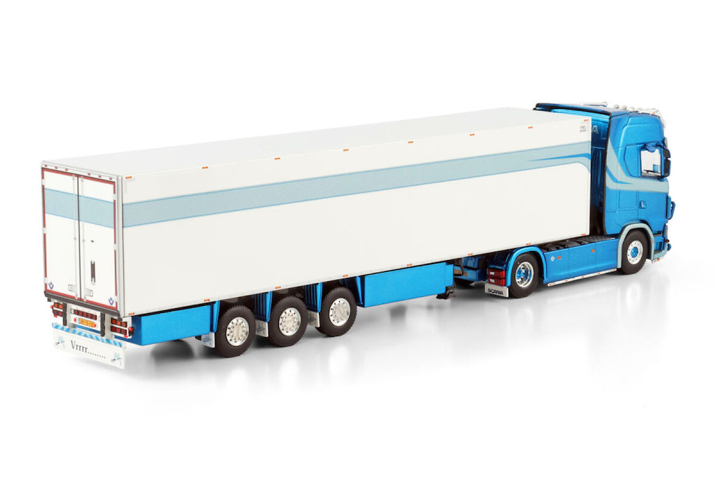 Scania S Highline z naczepą chłodniczą, Meijnen Transport, skala 1/50 WSI (1)